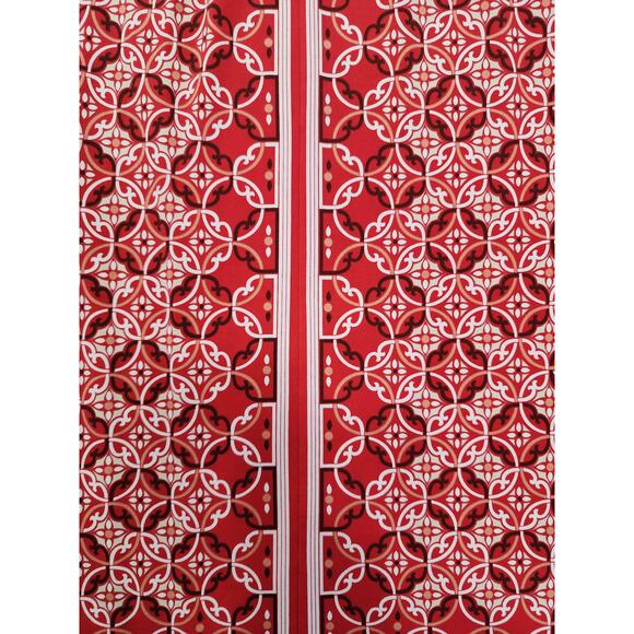 NEW Max Studio Patterned Halter Dress Size S Red Viney Dial Print Shelf Bra - Picture 2 of 12